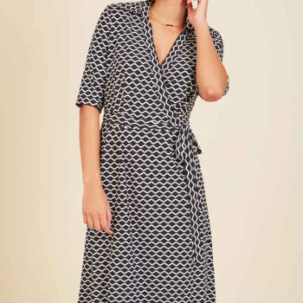 SOLD Modcloth Wrap Dress - Picture 2 of 5